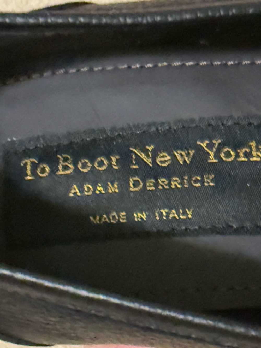 To Boot New York Ravello black Leather Loafers size 9.5 men H20N6 - Picture 8 of 11